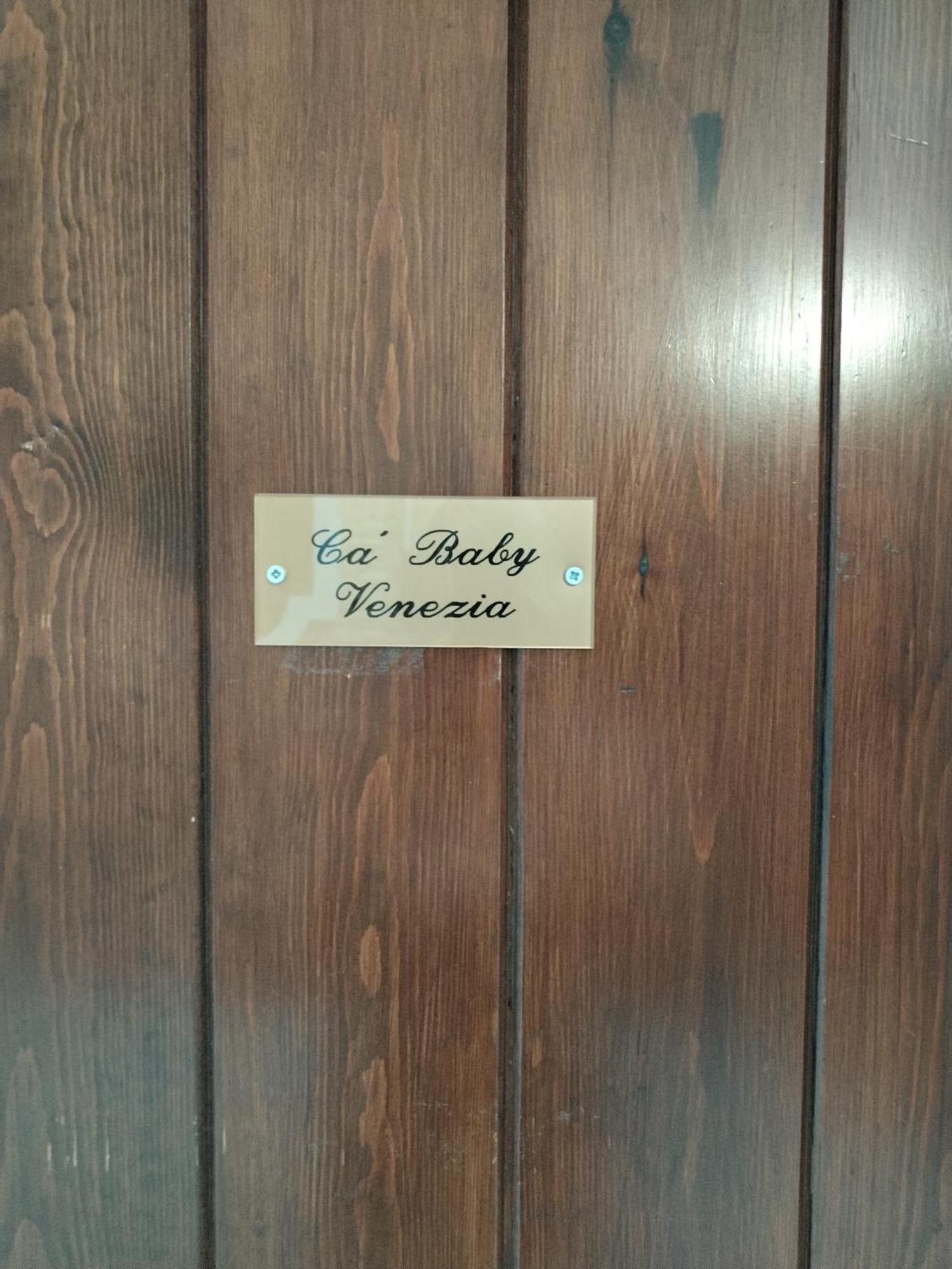 Apartamento Ca' Baby Venezia Exterior foto